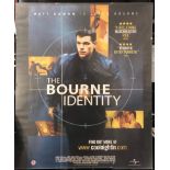 Film Poster The Bourne Identity autographed by Matt Damon with certificate signed pic, New York. 20"