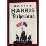 Robert Harris "Fatherland" hardback book Signed by the Author. Very good condition, 1992, first