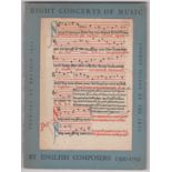 1951 Festival of Britain - London Season of the Arts, book of Eight Concerts of Music by English