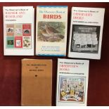 Observers' Books (5) including: British Birds, Birds, Wayside & Woodland and the Observer's Book