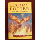 Harry Potter and the Order of the Phoenix First Edition, J.K. Rowling, 2003, Very fine, ISBN