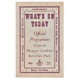 1951 Festival of Britain - "What's on Today" Official Programme Festival Pleasure Gardens