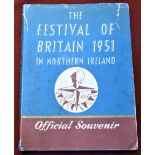 1951 The Festival of Britain in Northern Ireland official Souvenir, hardback with some faults to the