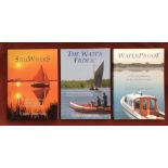 Three Murder Mystery books set on the Norfolk Broads signed by the author Chris Crowther, The