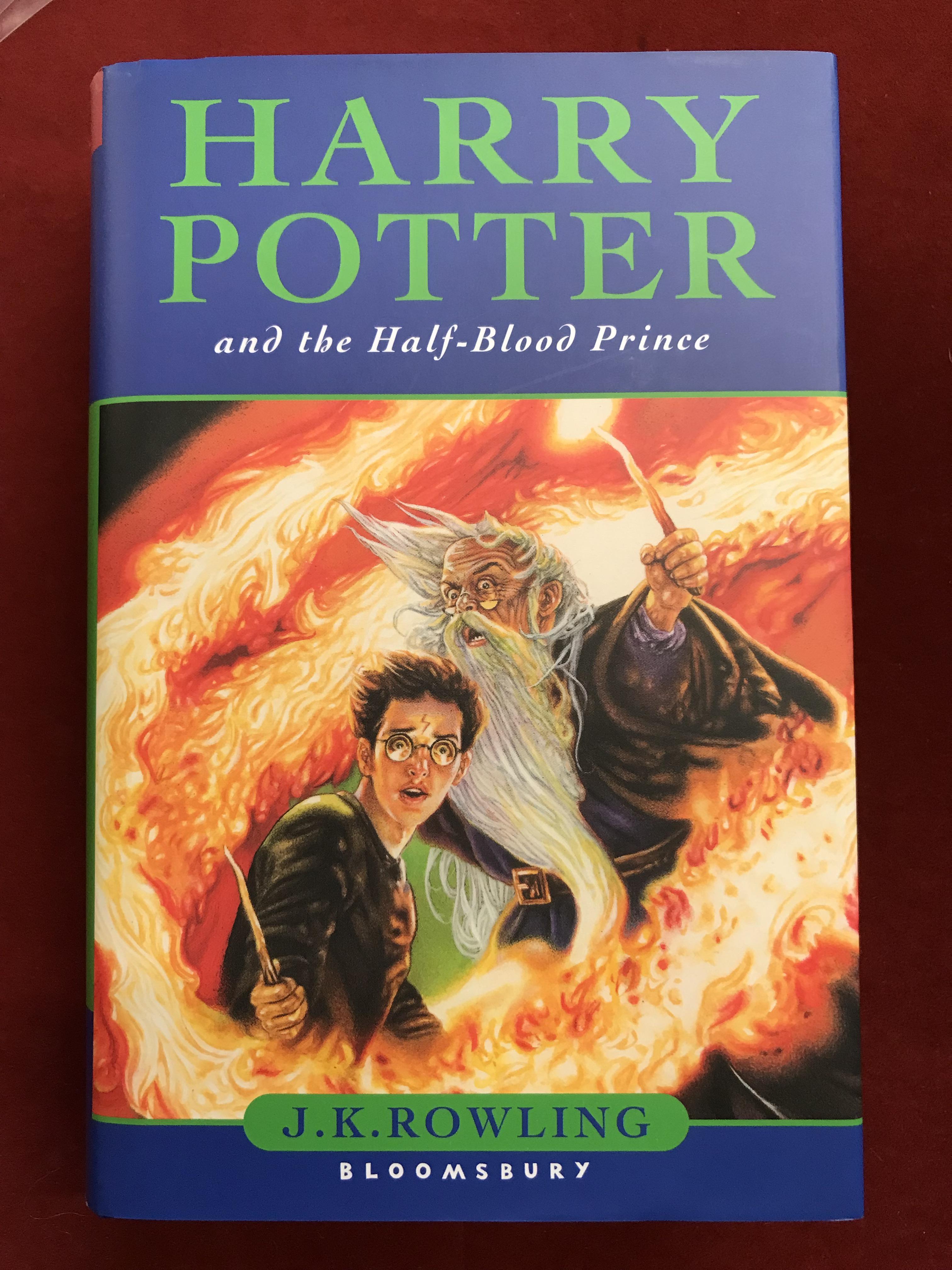 Harry Potter and the Half-Blood Prince First Edition, J.K. Rowling 2005, Very fine. Containing the