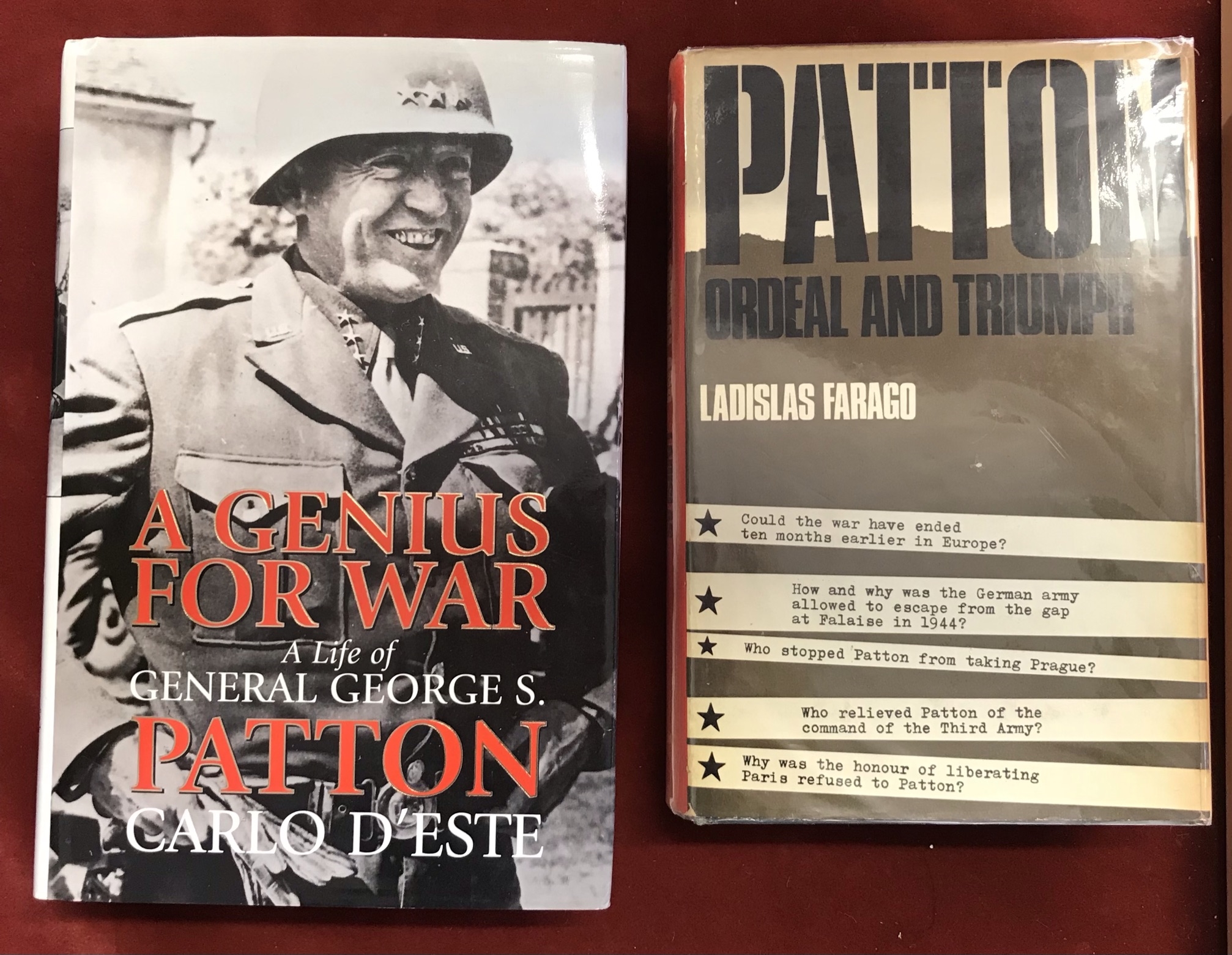 Military Books: A Genius for War: A Life of General George S. Patton by Carlo D'este Hardback 1995