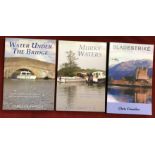 Two Murder Mystery books set on the Norfolk Broads signed by the author Chris Crowther, Water