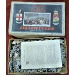 Jigsaw Puzzle by Chad Valley depicting the Great Western Railway Co. Box is a little grubby, it