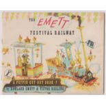 1951 Festival of Britain - The 'Emett' Festival Railway. A puffin Cut-out Book No.7 by Rowland Emett