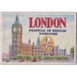 1951 London Festival of Britain Souvenir Brochure, "Memories of London 'The Worlds" Greatest City.