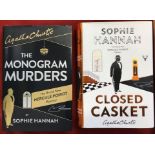 Agatha Christie by Sophie Hannah The Monogram Murders and Closed Casket The Brand New Hercule Poirot