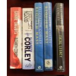 5x Hardback Novels by Elizabeth Corley crime fiction writer best known for the DCI Andrew Fenwick