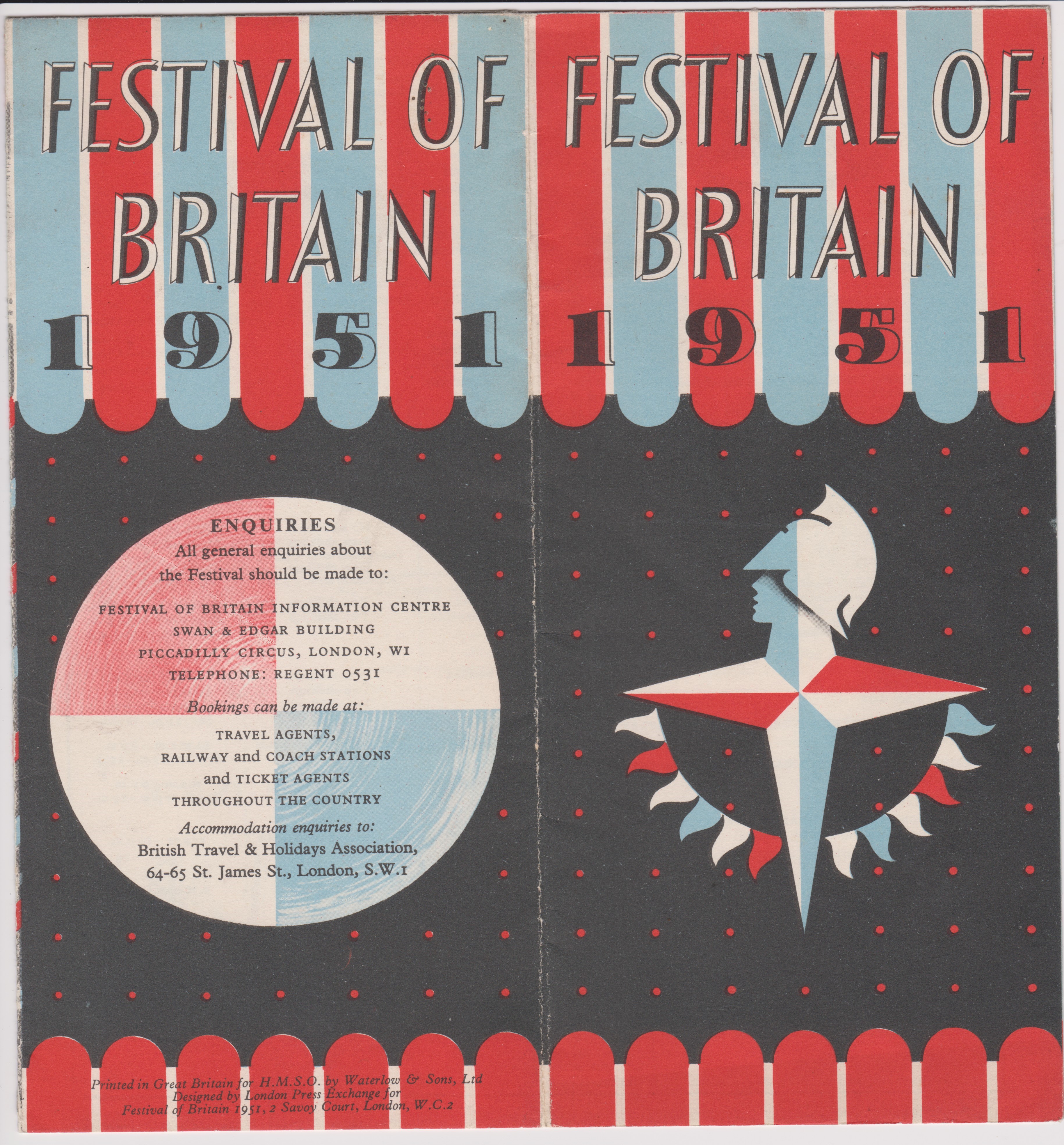 1951 Festival of Britain - 1951 Ulster Farm and Factory Exhibition with grey cover, Belfast Northern