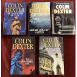 Colin Dexter, Inspector Morse Novels 5 x Hardback Books including The Daughters of Cain, Morse's