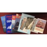 A mixed lot of Gibraltar theme booklets including The Tunnels of Gibraltar and 5 vintage postcards