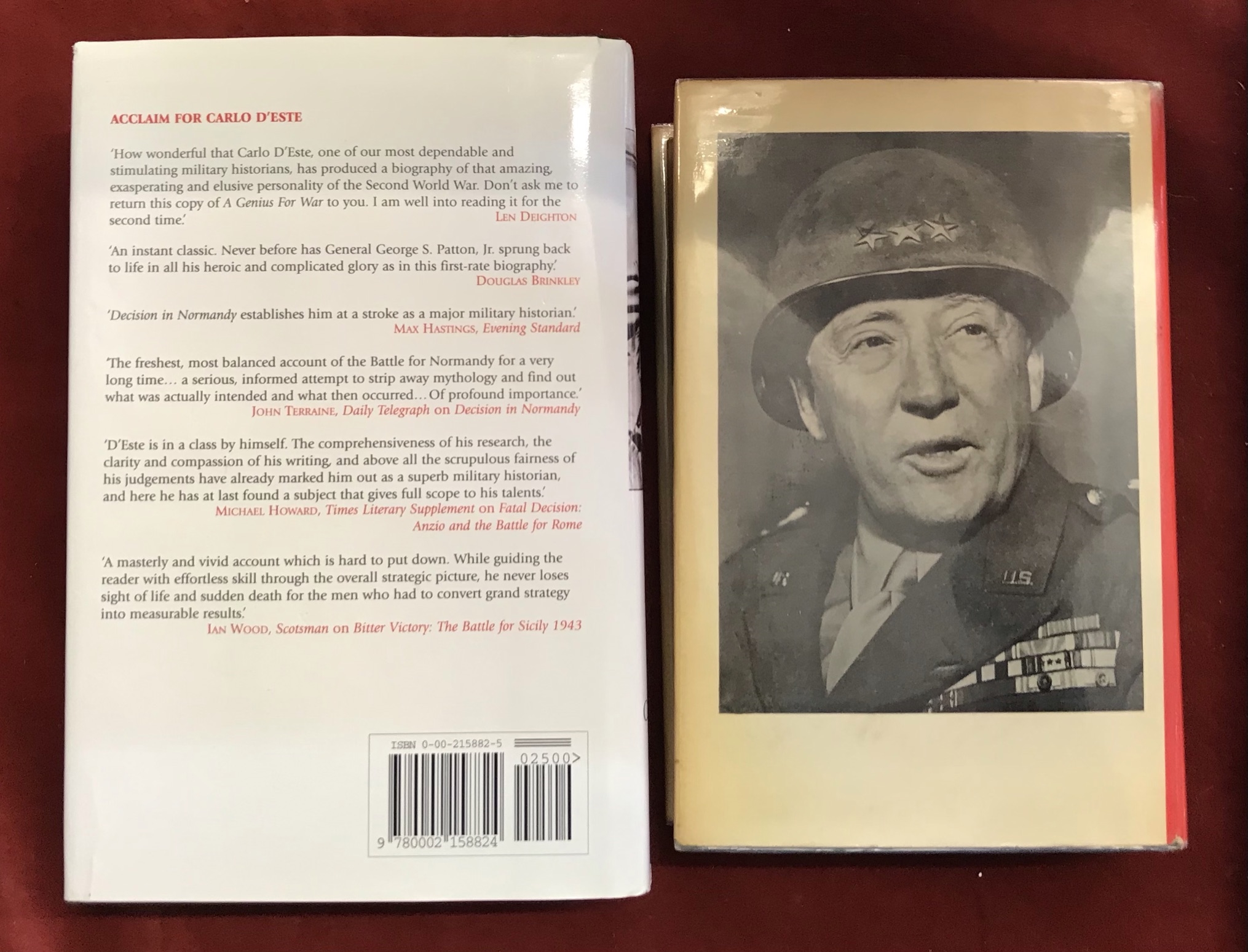 Military Books: A Genius for War: A Life of General George S. Patton by Carlo D'este Hardback 1995 - Image 2 of 2