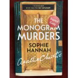 The Monogram Murders signed by Sophie Hannah, Agatha Christie the New Hercule Poirot Mystery