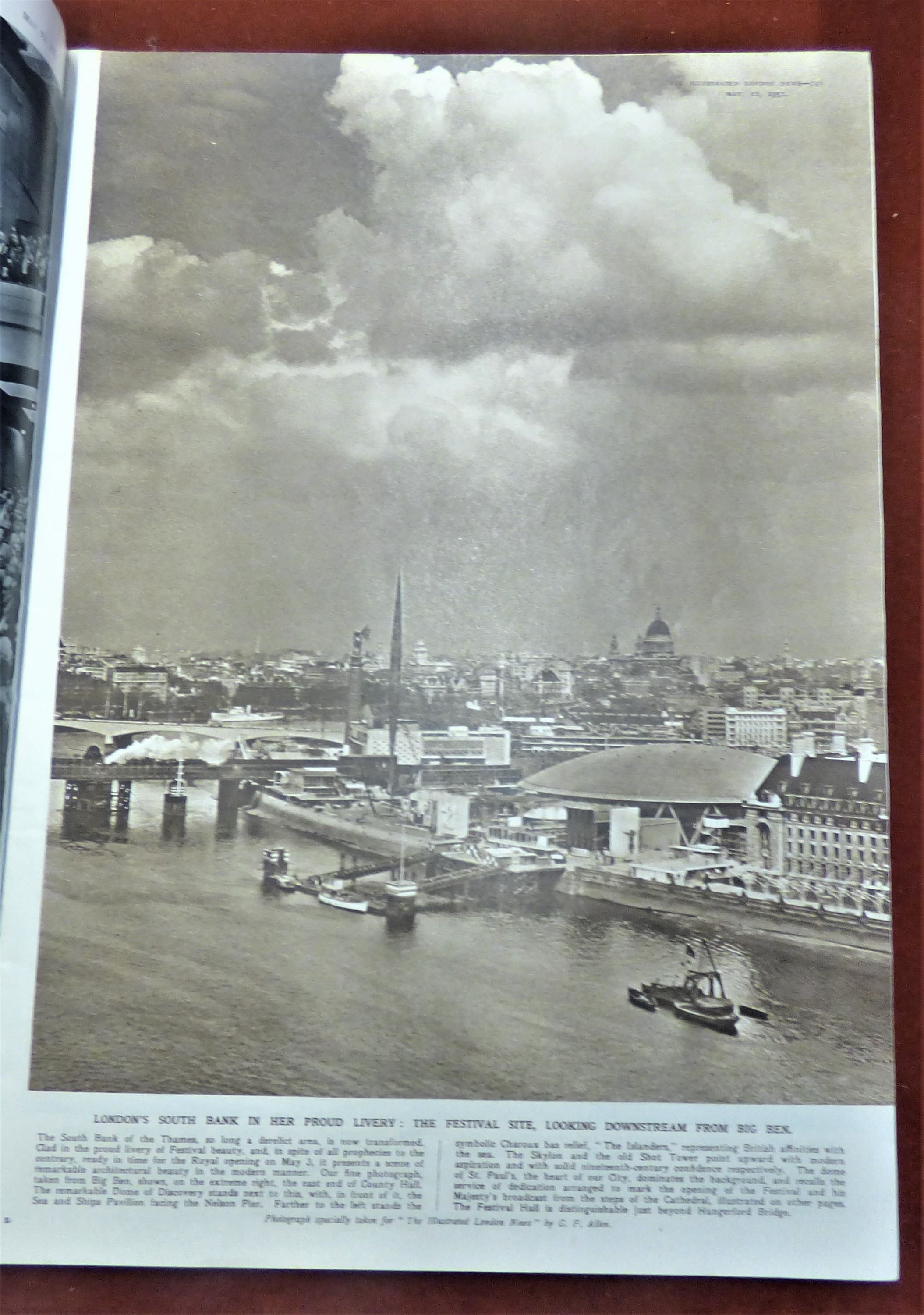 1951 Festival of Britain - London Illustrated News, The Exhibition's opening - Special Number, May - Image 2 of 2