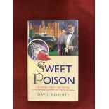 Signed by the Author David Roberts the murder mystery "Sweet Poison" very good condition