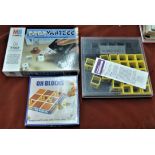 Board Games - (3) Vintage word games including: Waddington's Block word, Yahtzee and OX Blocks