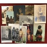 Ethnic theme vintage postcards, natives, American Indians, Zulu (10)