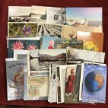 Exhibitions, Flowers, Ferries theme postcards, small batches, vintage and modern Incl Isle of