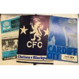 Chelsea FC (1976-77) Vol 2 Programmes Home (11) including NASL Away (13) Incl friendlies and