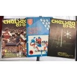 Chelsea FC 1983/84 (Vol 1) programmes, Home (8) Away (11) includes pre-season friendly v Newport