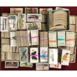 Mixed sets odds of cigarette cards, mostly Players & Wills 10,000+ cards. Good to Very Good