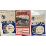 Chelsea FC 1973-74 Home (15) Away (16) Incl Derby, Liverpool, Birmingham, QPR, Stoke, Newcastle