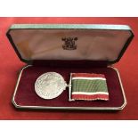 British EIIR Women’s Voluntary Service medal in case. Royal Mint marked case. The WVS Long Service