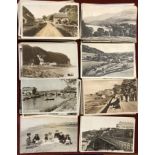 A range of mostly topographical postcards, plenty of RPs, useful lot (125+)