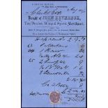 Suffolk (Lowestoft) 1876 Letter headed Invoice John Devereux, London House, 128 High Street,