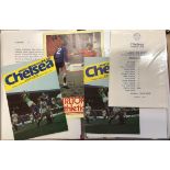 Chelsea FC 1982/83 programmes, Home (10) including First Team Friendly v BK Hacken at the Imperial