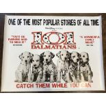 Large Original Film Movie Posters: Walt Disney Picture's 101 Dalmatians 1996 double sided, Bambi