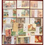 Liebig Cards, 20 Mixed Sets, VG