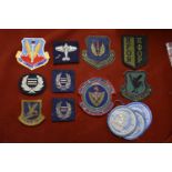 American USAF Cloth Patches (12) including: Nato Patches (3), Air Combat Command, US Air Forces in
