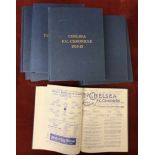 Chelsea FC 1905-1915, Chelsea Chronicle, limited editions, facsimile (250 copies only) 10 volumes,