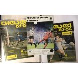 Chelsea FC 1983/84 (Vol 3) programmes, Home (7) Away (8) includes Brentford v Chelsea, Eddie Lyons