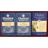 Chelsea v Bolton Wanderers 1954 10th April League Division 1 score in pen rusty staples, Football