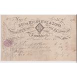 1872 Engraved invoice, Richard Hoe & Sons, Oxford Street, Manufacturers, Carpenters, Trunk, Packing,