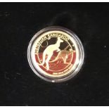 Australia 2018 Kangaroo 1/4 oz Gold Proof Coin, Perth Mint case and certificate