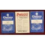 Chelsea v Preston North End 1953 28th November League Division 1 team change in pen rusty staples,