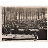 British WWI RP Press Publication Photograph of a Munitions Factory in the process of making
