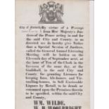 Norwich 1838 (Aug 7th) City of Norwich and County of the Same City Notice of a Special Session of