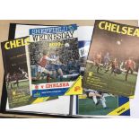 Chelsea FC 1984-85 football programmes (Vol 2) Home (9) Away (12) including Milk Cup.