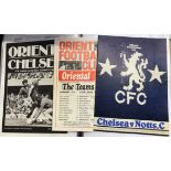 Chelsea FC (1976-77) Vol 1 Programmes Home (18) including Anglo Scottish Cup, Hutchinson Testimonial