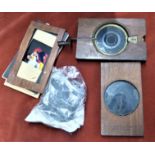 Magic Lantern Slides and Filters, an interesting filter of either a whirlpool or a black hole