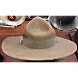 British 1920s/30s Scout Baden Powell Hat, made by Imperial Scout Shop and is size 57, missing's