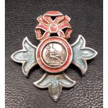 British Empire brooch' designed by Norman Grant, the reverse bearing silver hallmarks, embossed "For